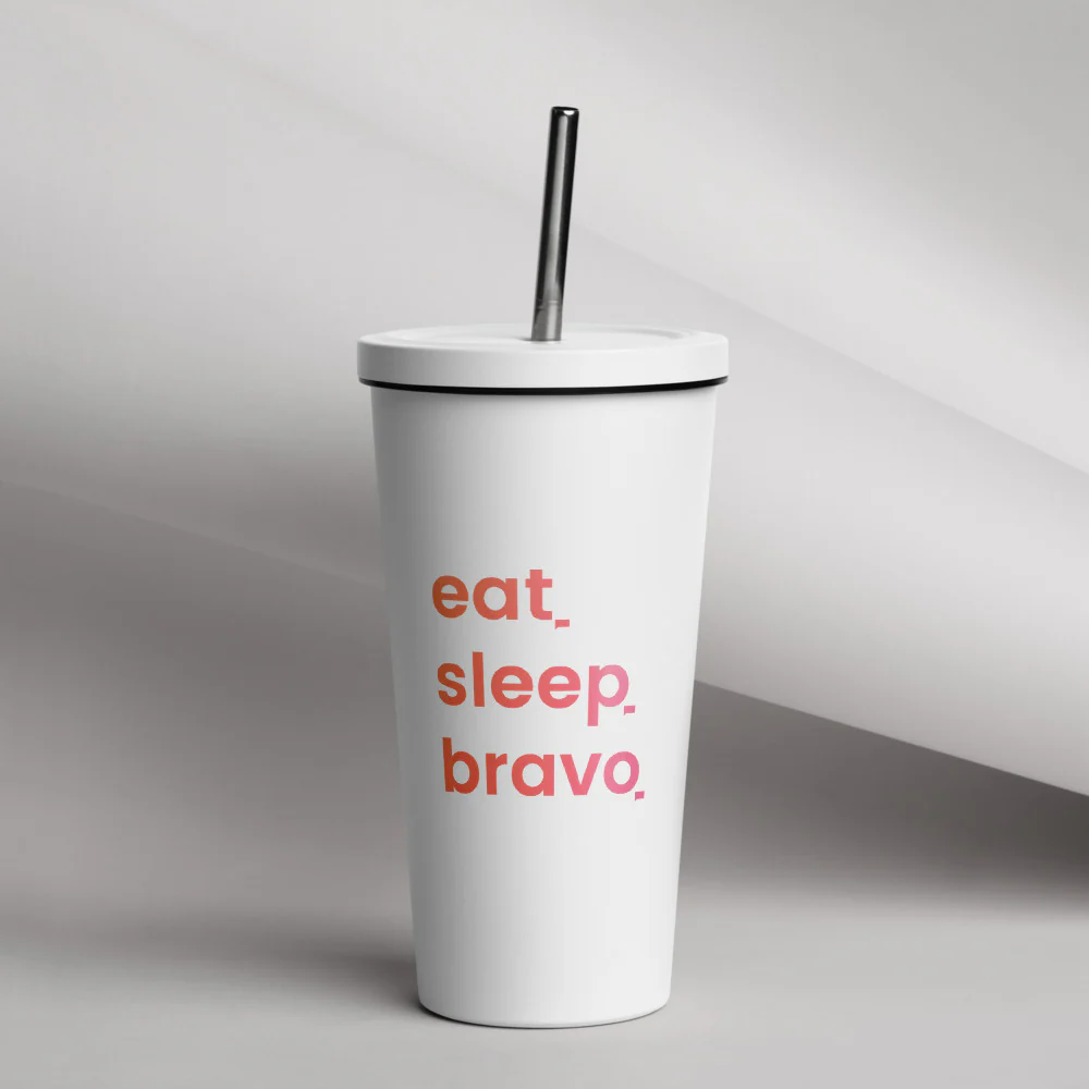 Eat. Sleep. Bravo Insulated Tumbler - Image 9