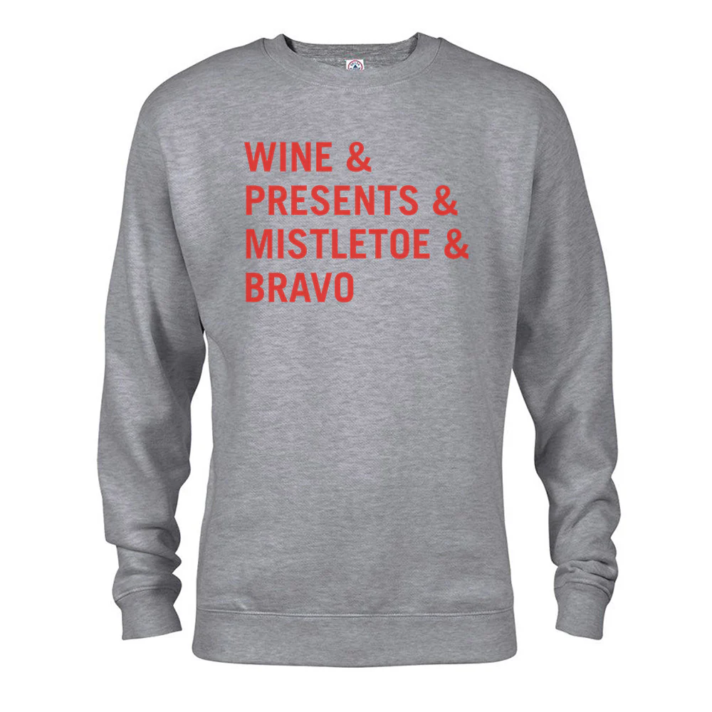 Bravo Holiday Ampersand Fleece Crew Sweatshirt - Image 3