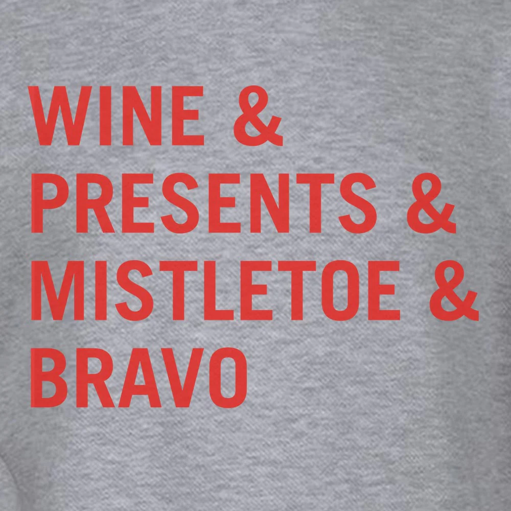 Bravo Holiday Ampersand Fleece Crew Sweatshirt - Image 4