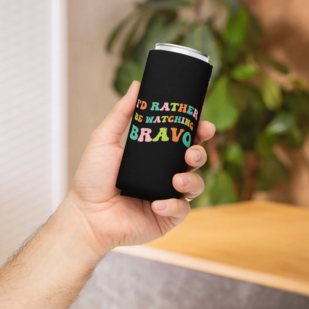 I'd Rather Be Watching Bravo Can Cooler - Image 3