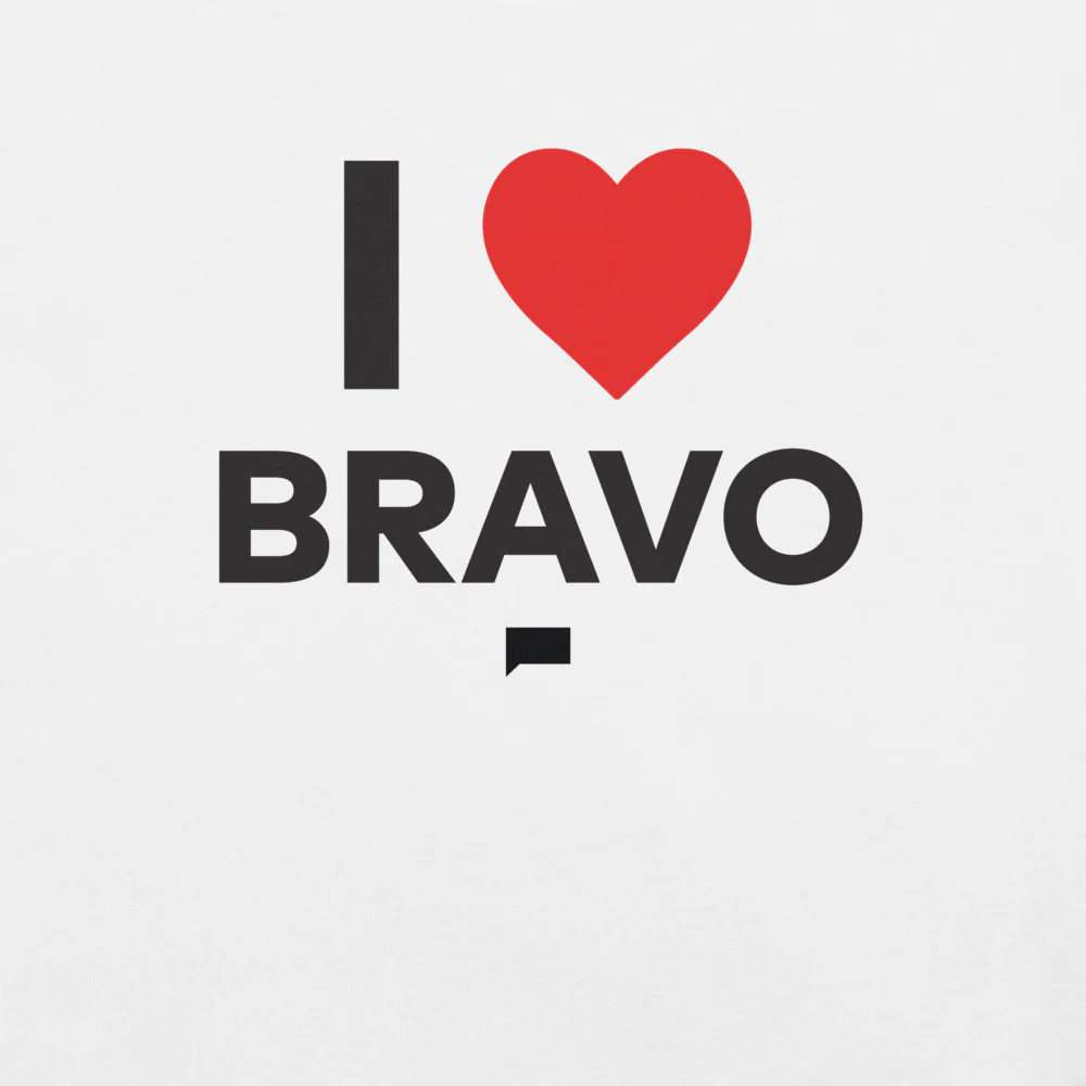 I Heart Bravo Unisex T-Shirt - Image 2