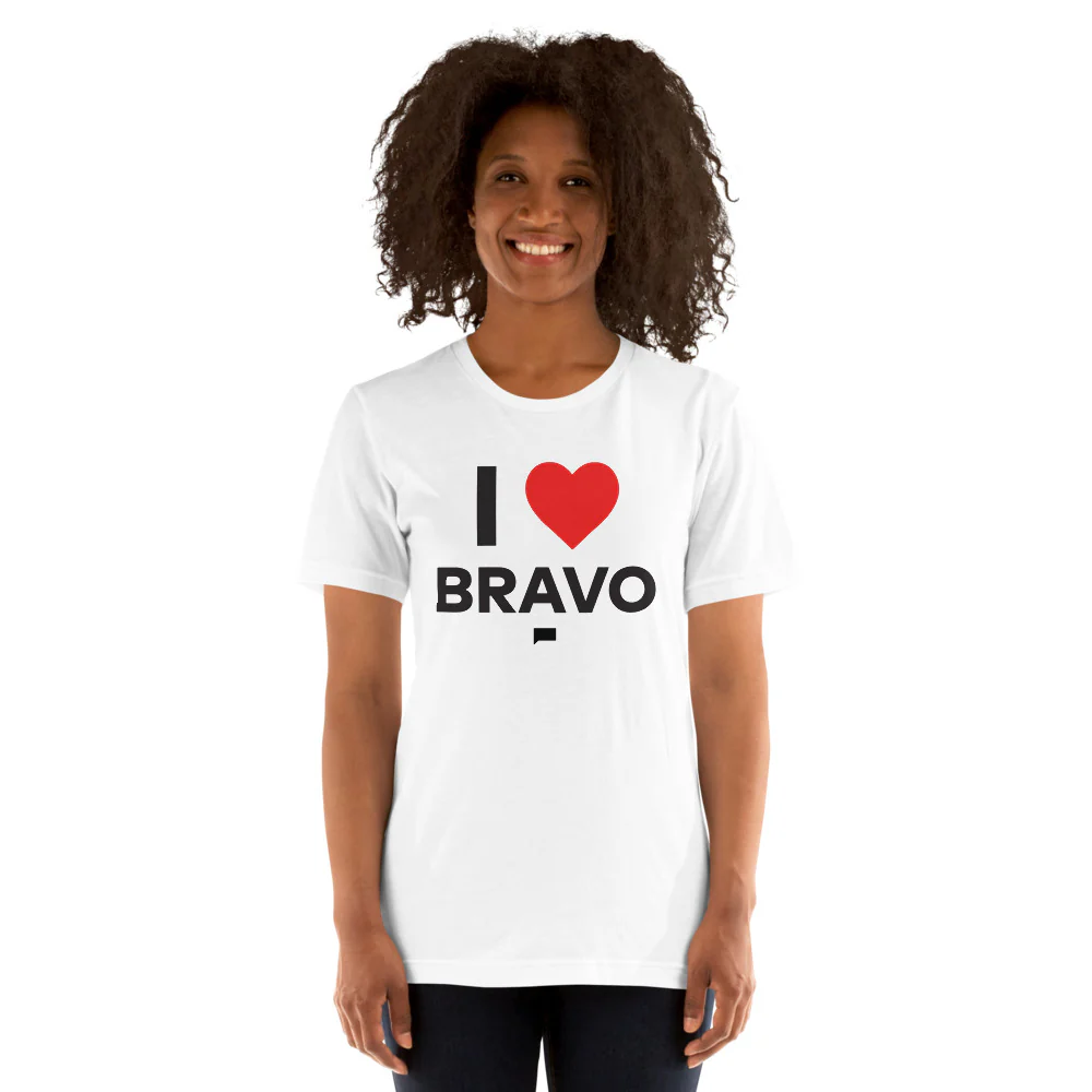 I Heart Bravo Unisex T-Shirt - Image 3