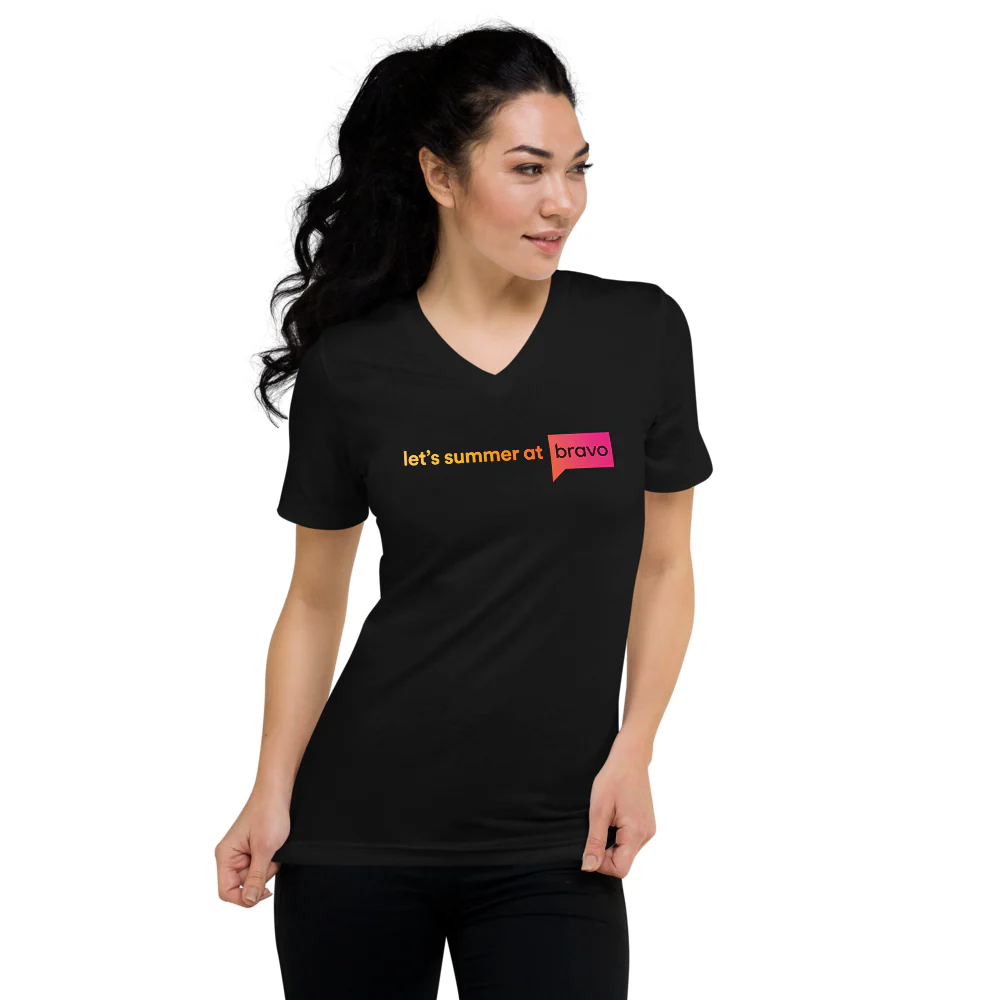 Lets Summer At Bravo V-Neck T-Shirt - Image 2