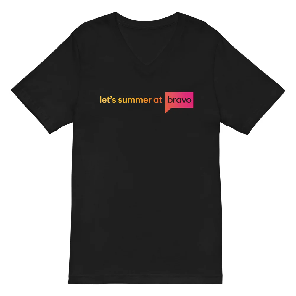 Lets Summer At Bravo V-Neck T-Shirt - Image 3
