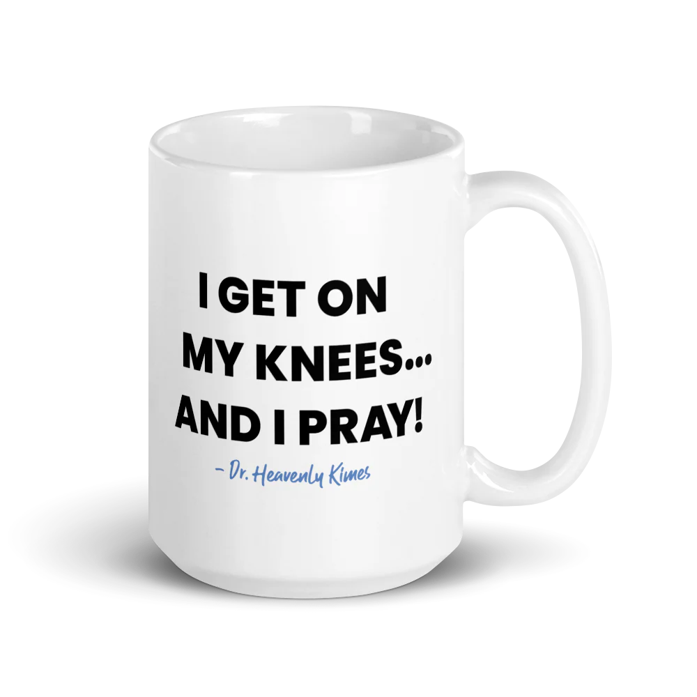 Married to Medicine And I Pray! White Mug - Image 3