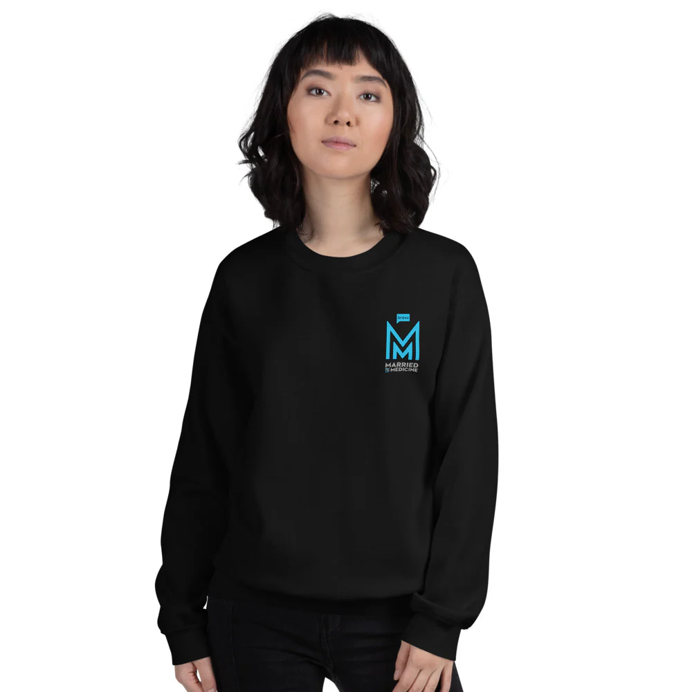 Married to Medicine Logo Unisex Crewneck Sweatshirt - Image 3