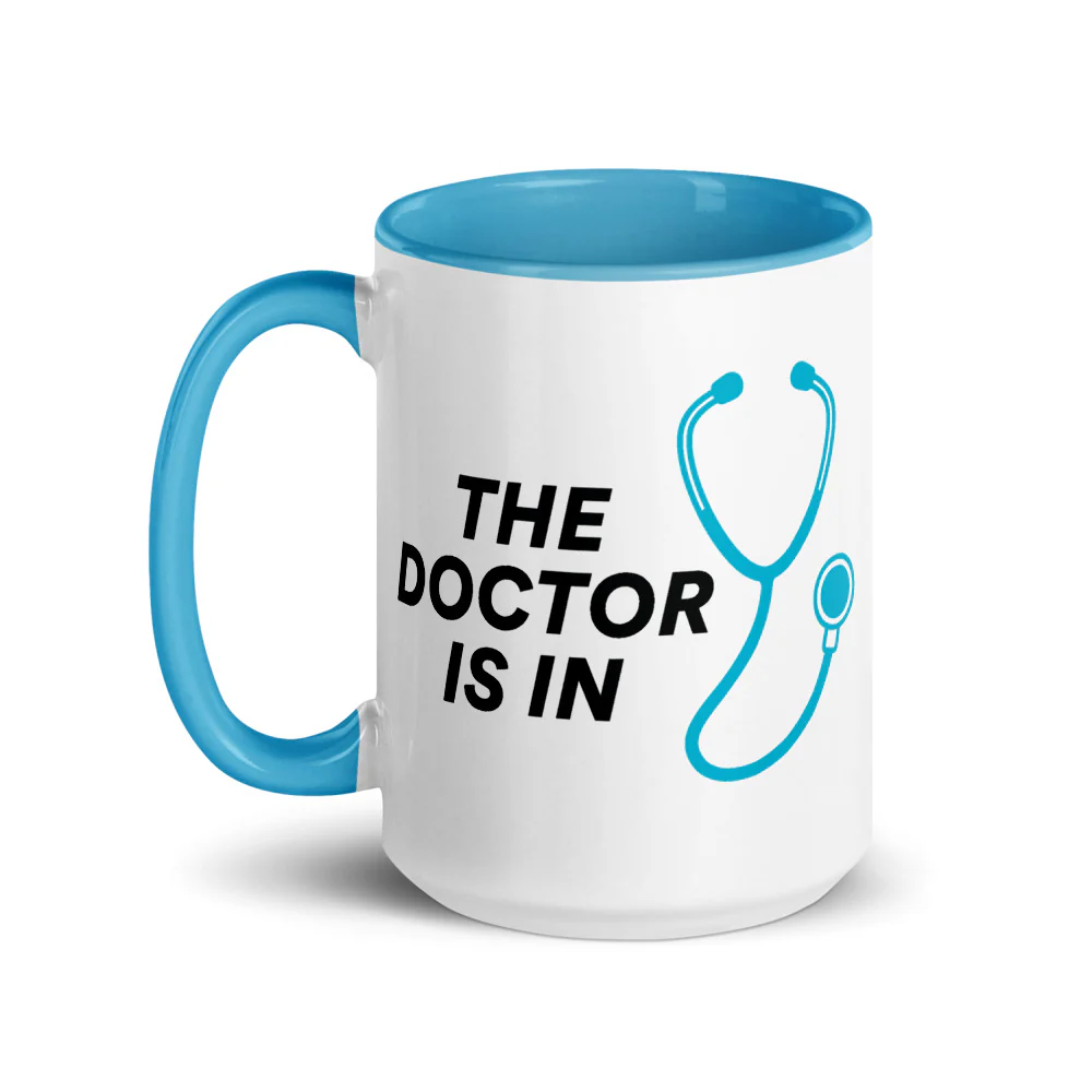Married to Medicine The Doctor Is In Two-Tone Mug - Image 3