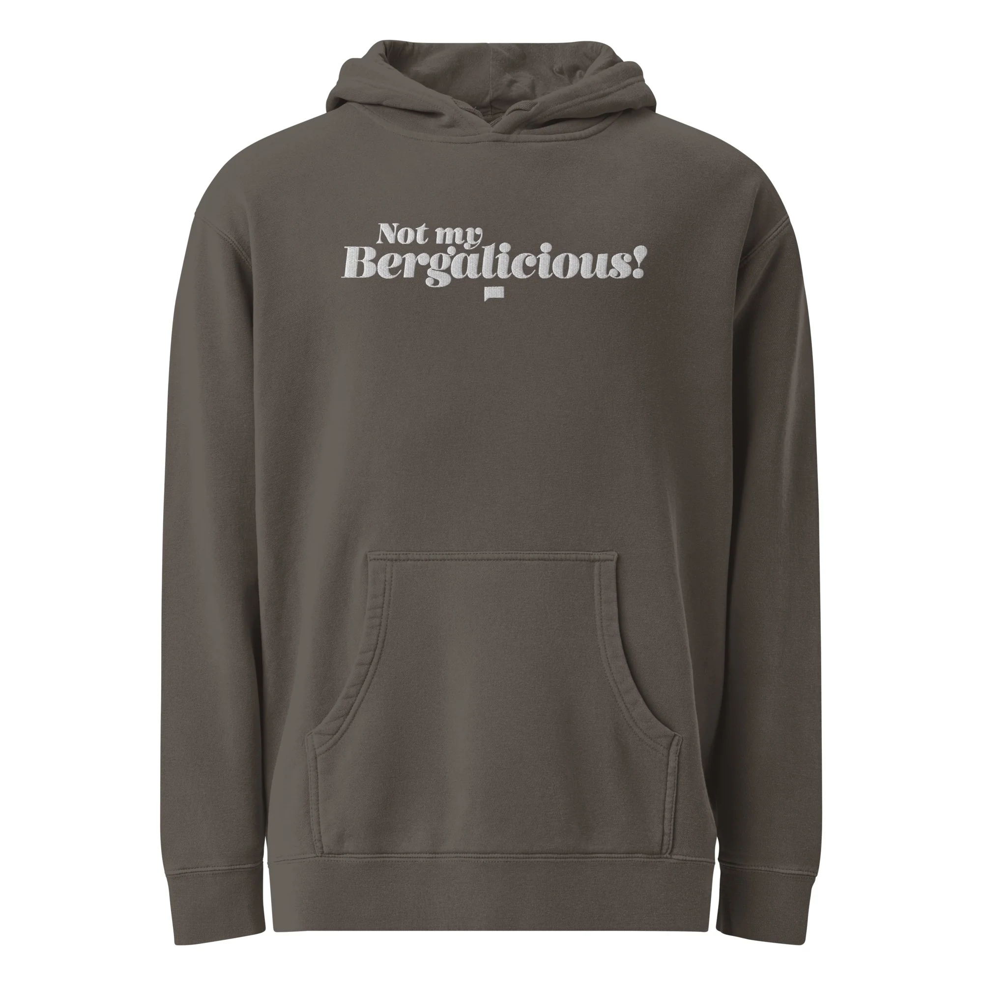 Not My Bergalicious Embroidered Pigment Dyed Hoodie - Image 5