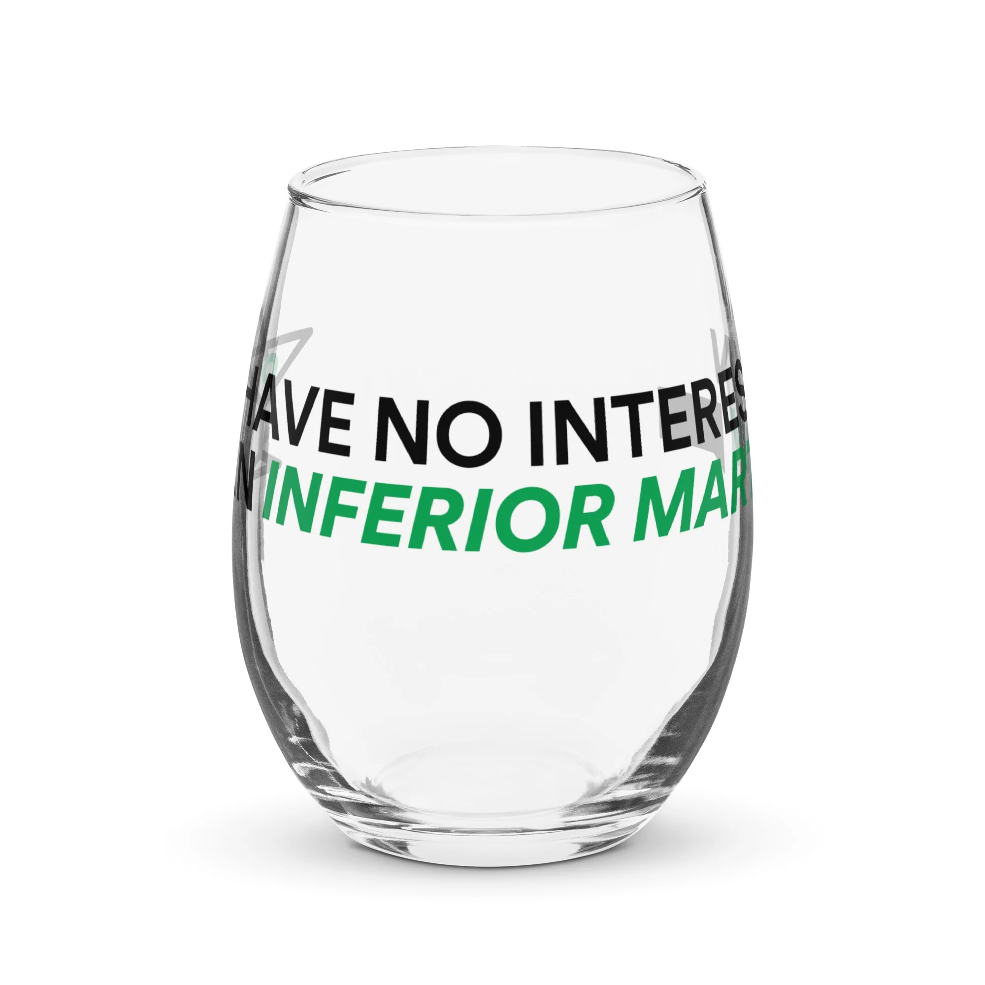 Southern Charm Inferior Martini Stemless Wine Glass - Image 4