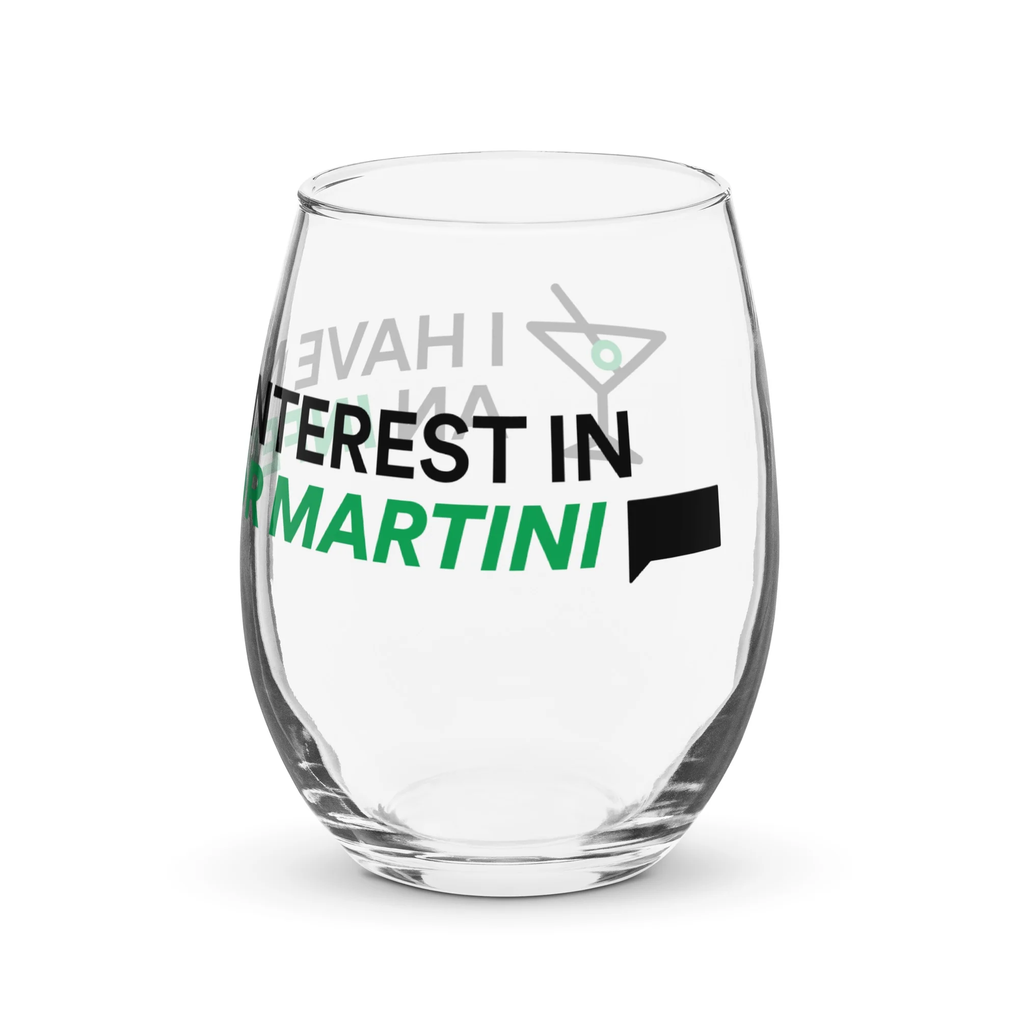 Southern Charm Inferior Martini Stemless Wine Glass - Image 5