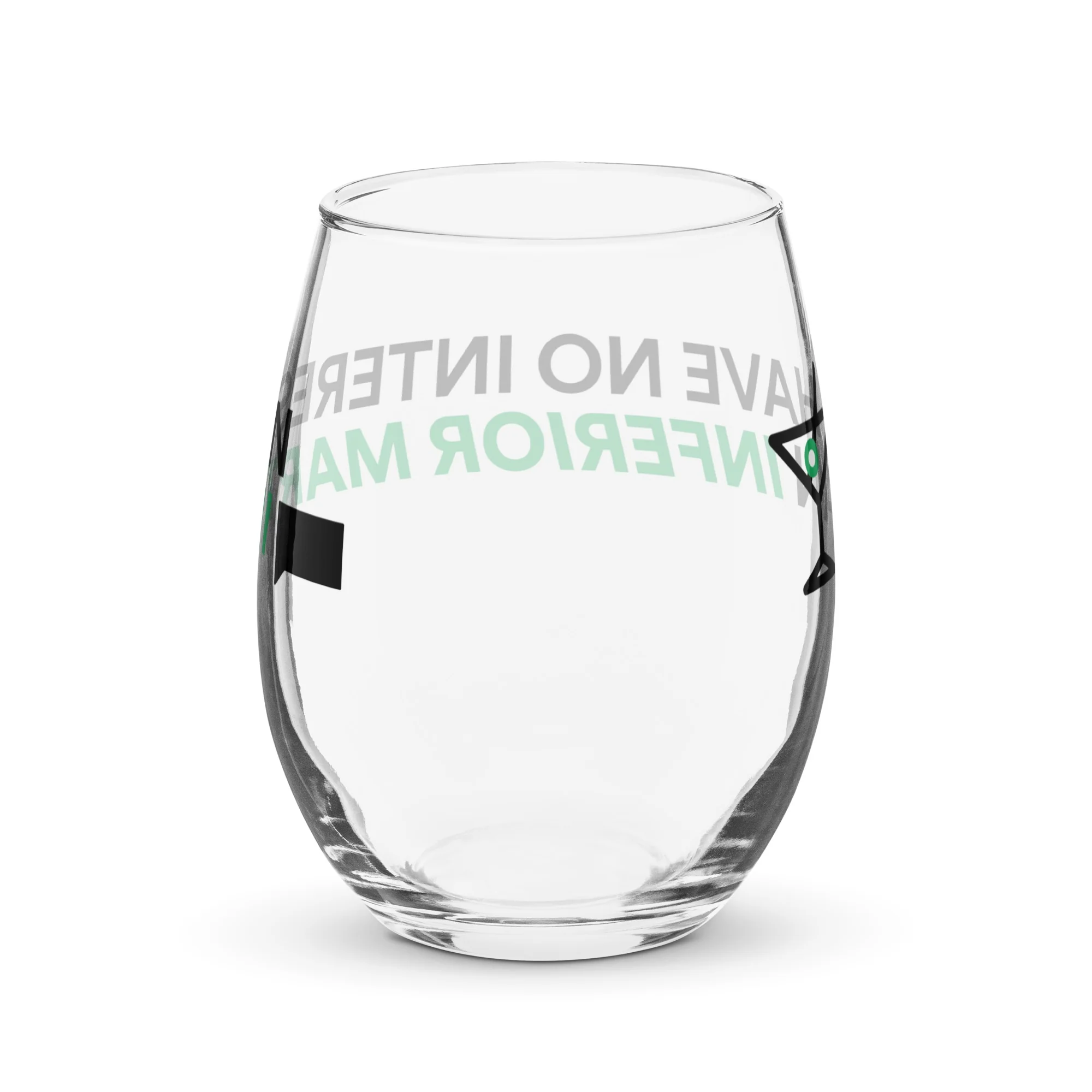 Southern Charm Inferior Martini Stemless Wine Glass - Image 6