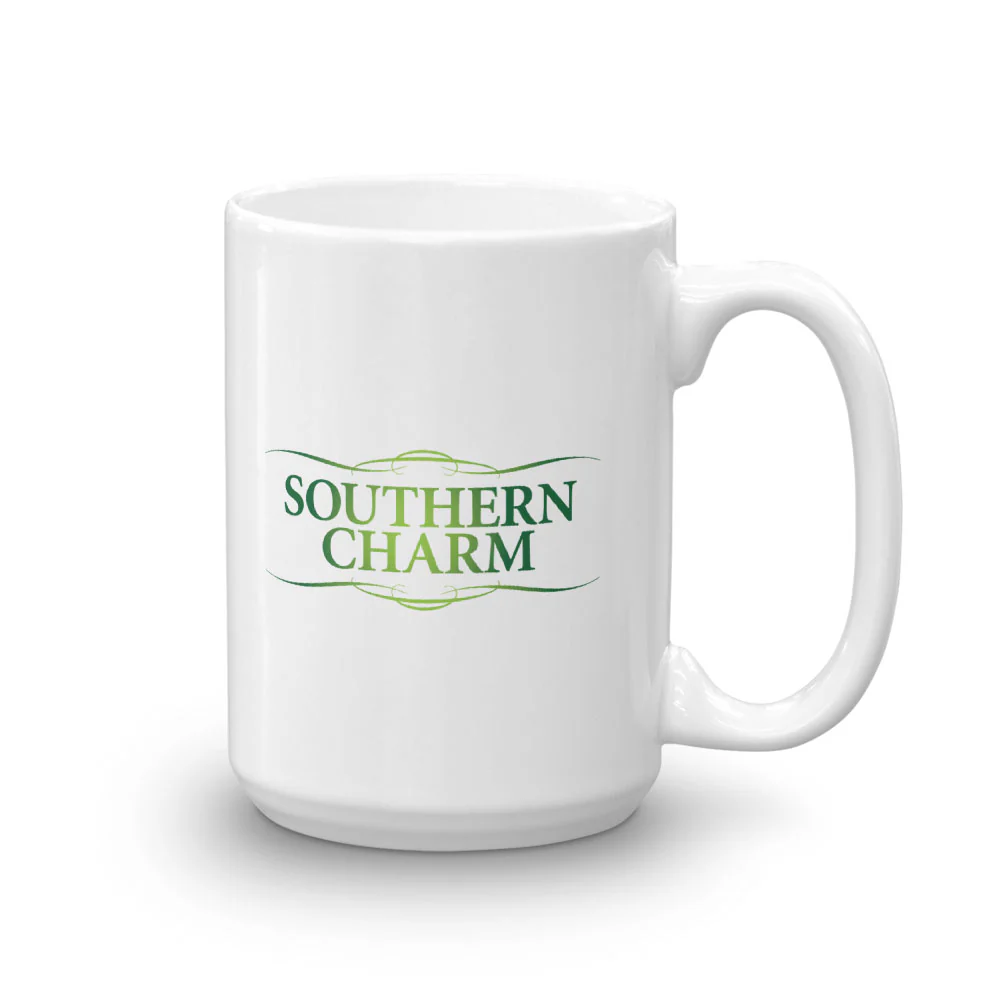 Southern Charm Logo White Mug - Image 3