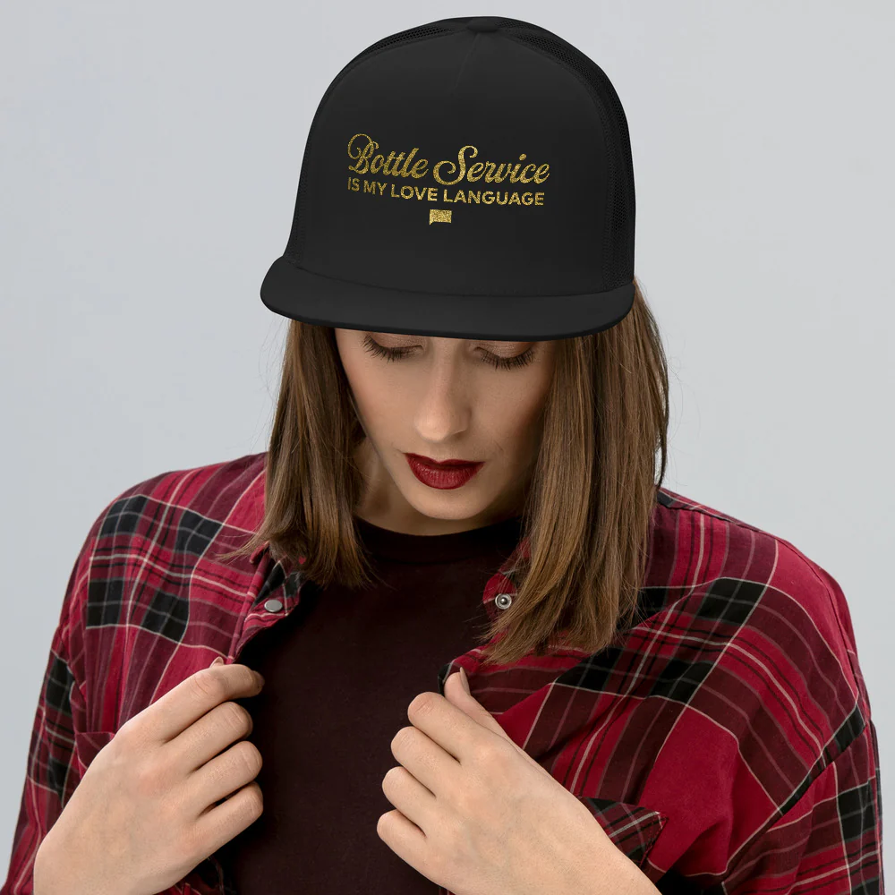 Southern Hospitality Bottle Service Is My Love Language Trucker Hat - Image 6