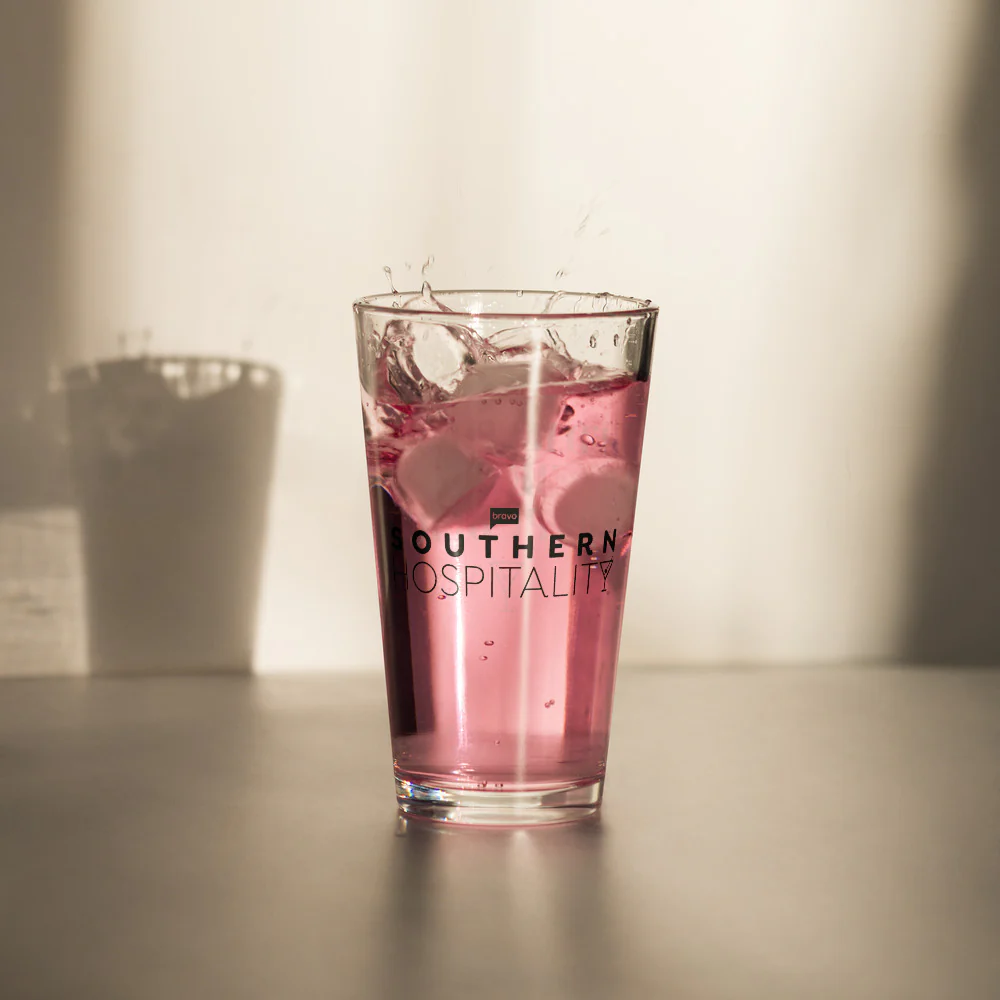 Southern Hospitality I'd Rather Be At Republic Pint Glass - Image 9