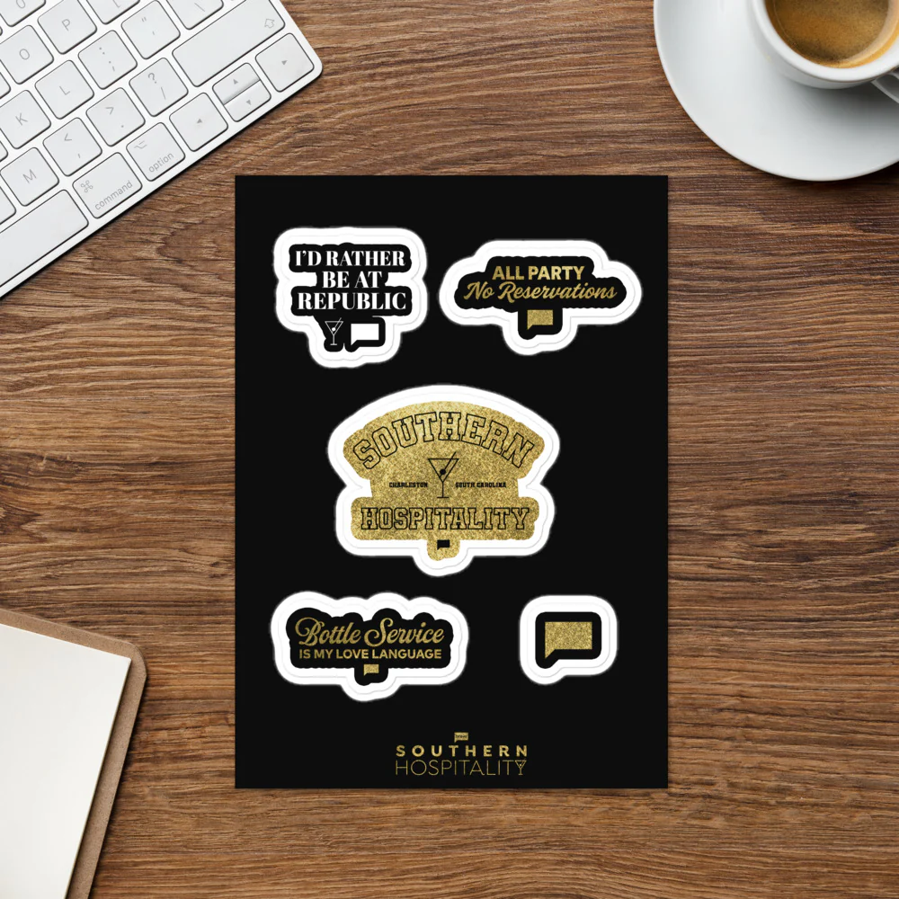 Southern Hospitality Quotes Sticker Sheet - Image 2