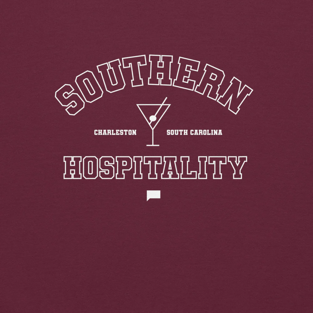 Southern Hospitality Varsity Charleston, SC Crewneck - Image 3