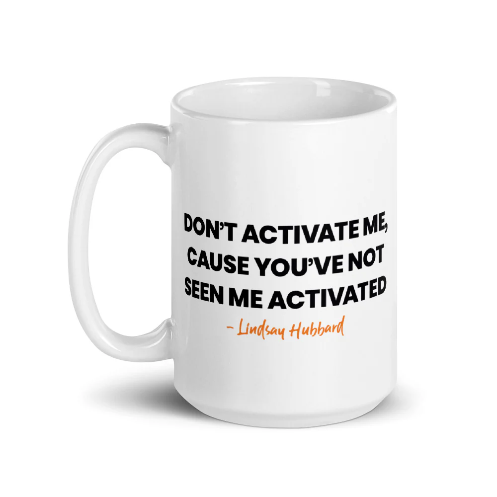 Summer House Don't Activate Me White Mug - Image 4