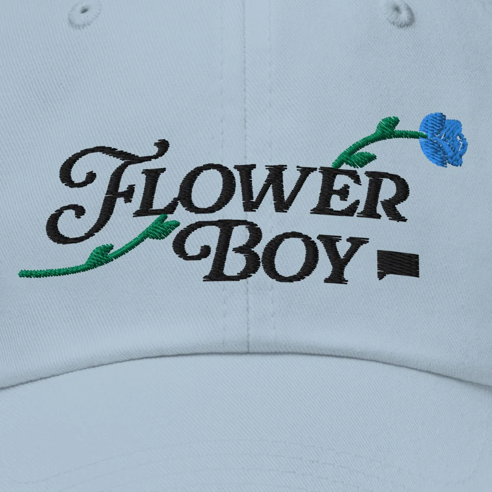 Summer House Flower Boy Embroidered Classic Dad Hat - Image 2