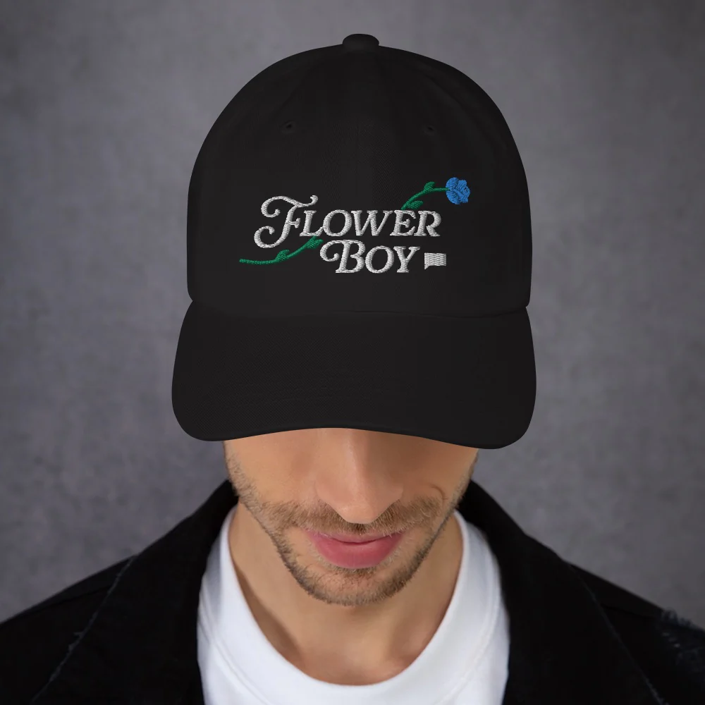Summer House Flower Boy Embroidered Classic Dad Hat - Image 5