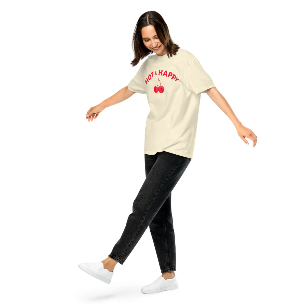 Summer House Hot & Happy Comfort Colors T-Shirt - Image 2