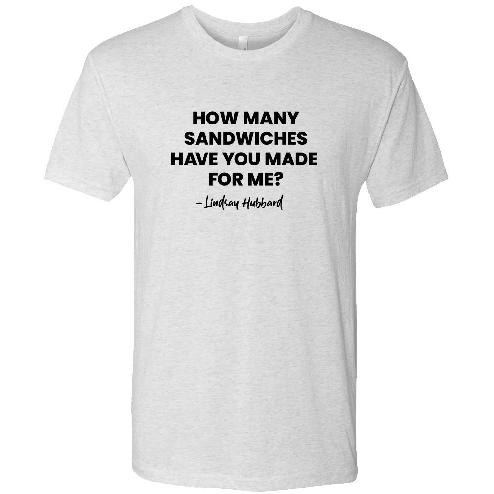 Summer House How Many Sandwiches Have You Made For Me? Men's Tri-Blend T-Shirt - Image 2