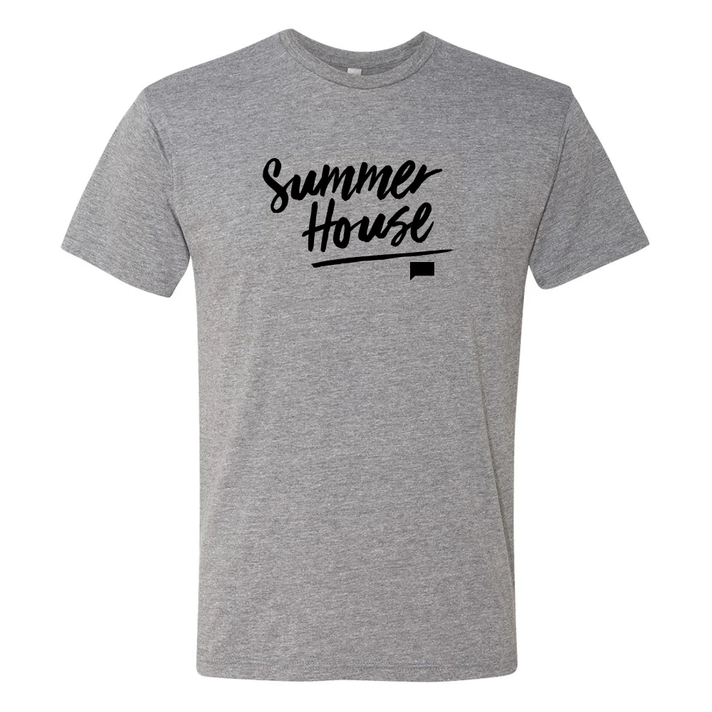 Summer House Logo Men's Tri-Blend Short Sleeve T-Shirt - Image 4