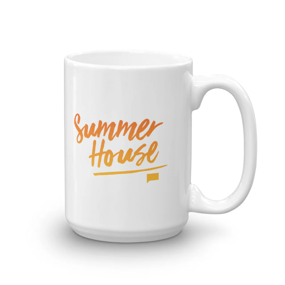 Summer House Logo White Mug - Image 3