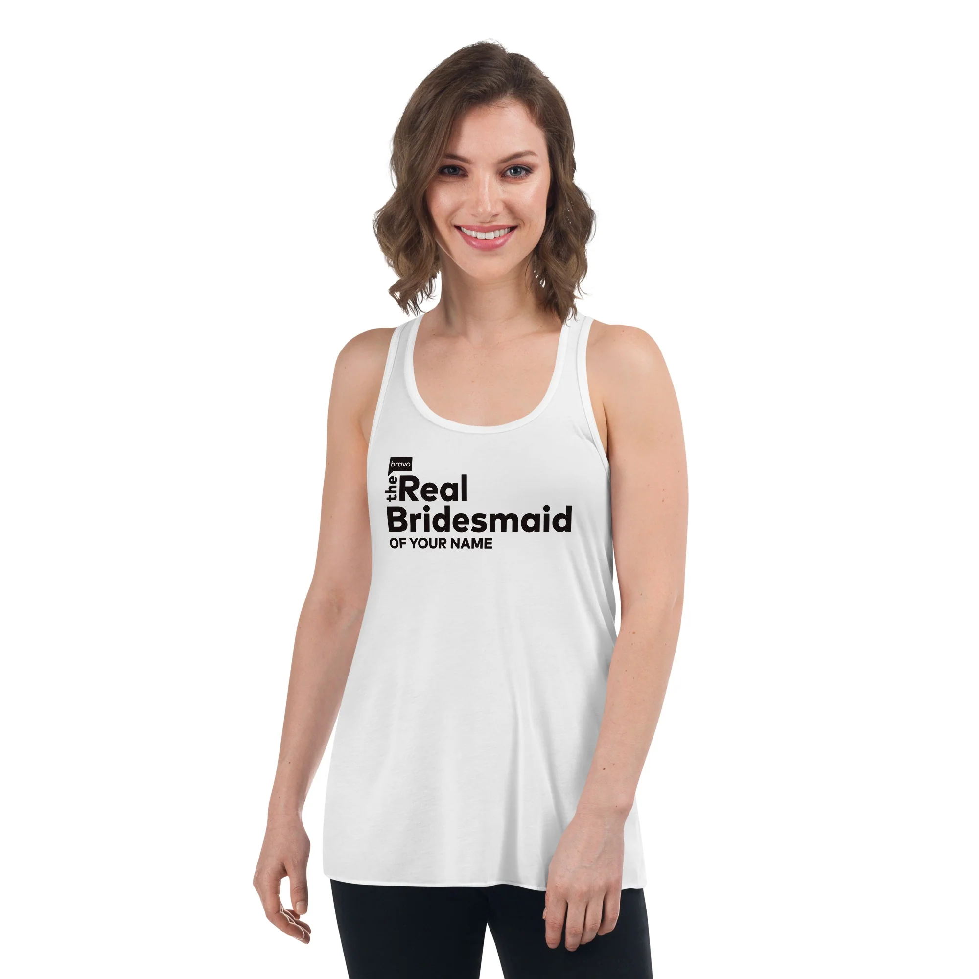 The Real Bridesmaid Personalized Tank Top - Image 3