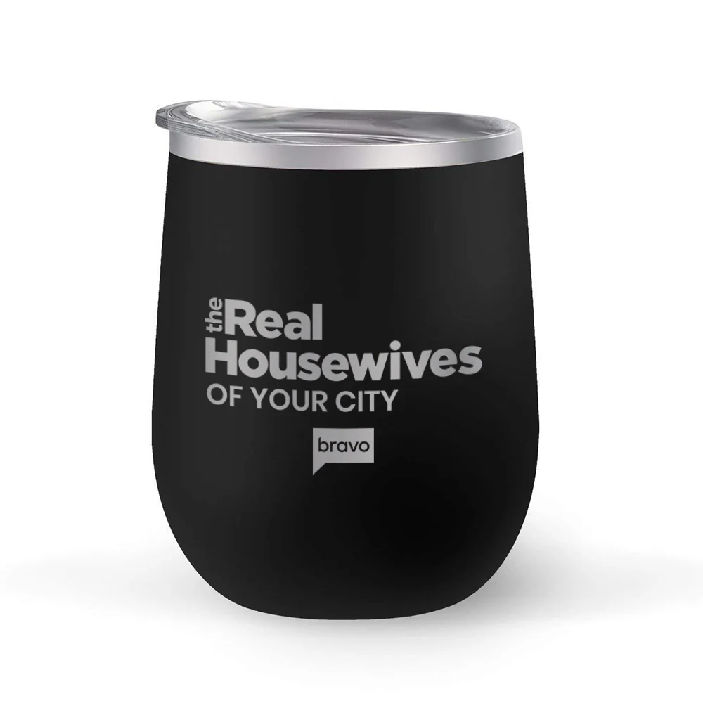 The Real Housewives Personalized City Laser Engraved Wine Tumbler - Image 4