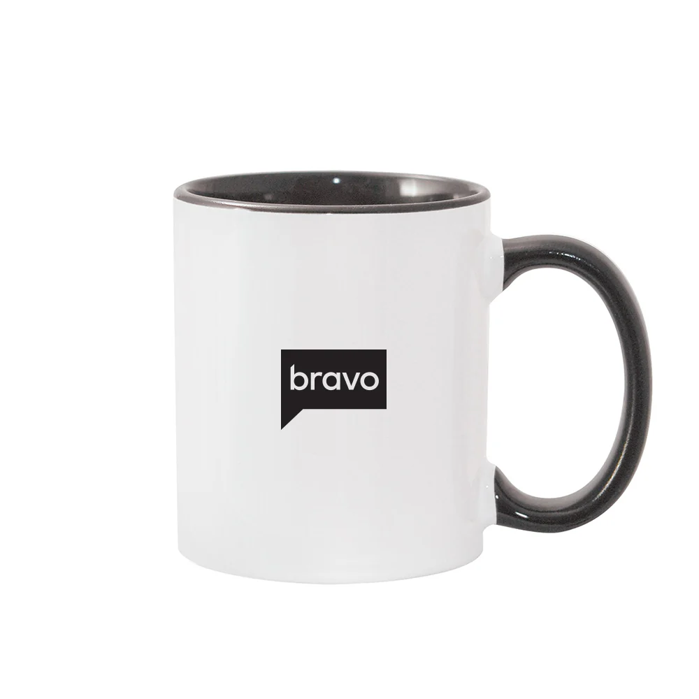 The Real Housewives Museum Logo Two-Tone Mug - Image 3