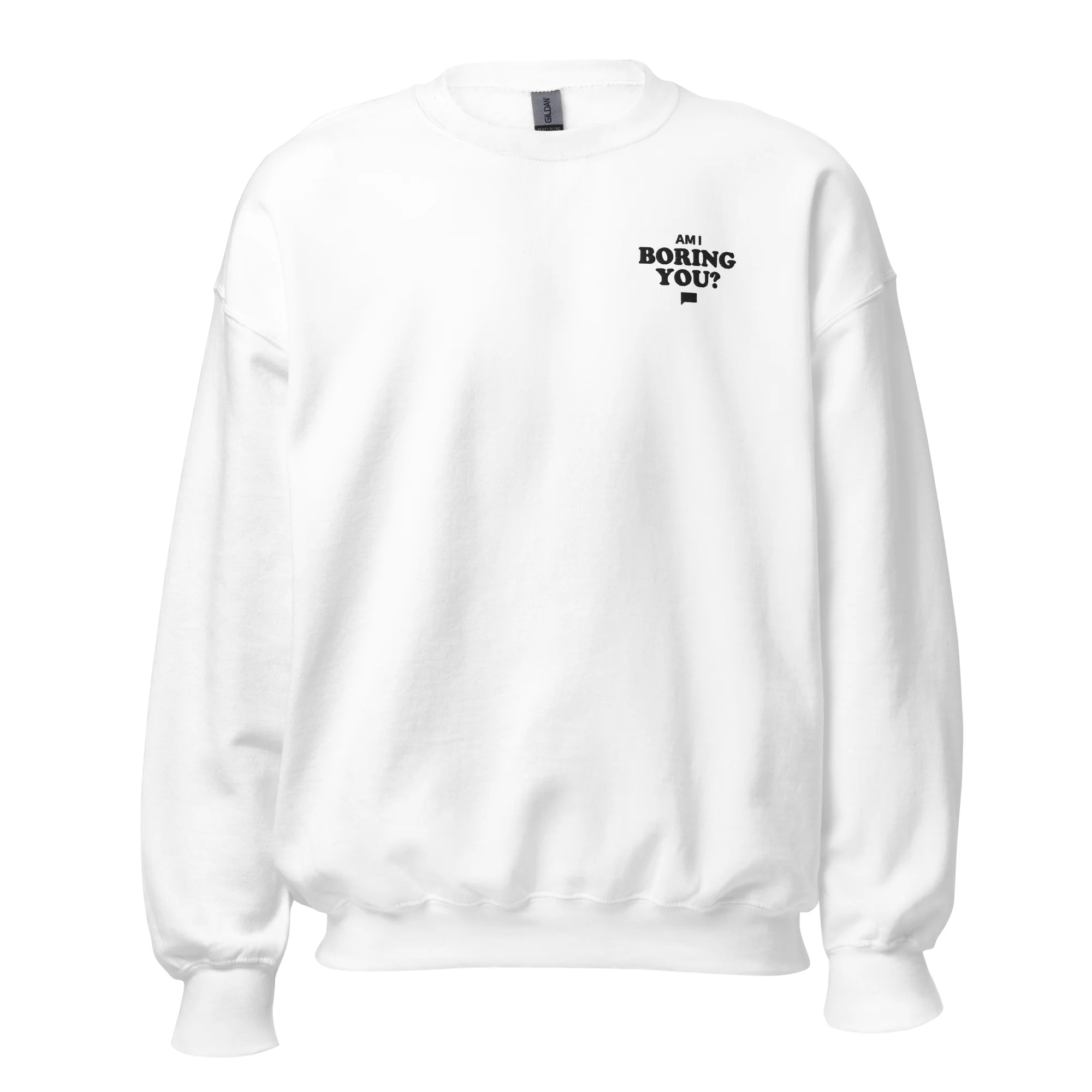 The Real Housewives of Beverly Hills Am I Boring You? Embroidered Crewneck - Image 3