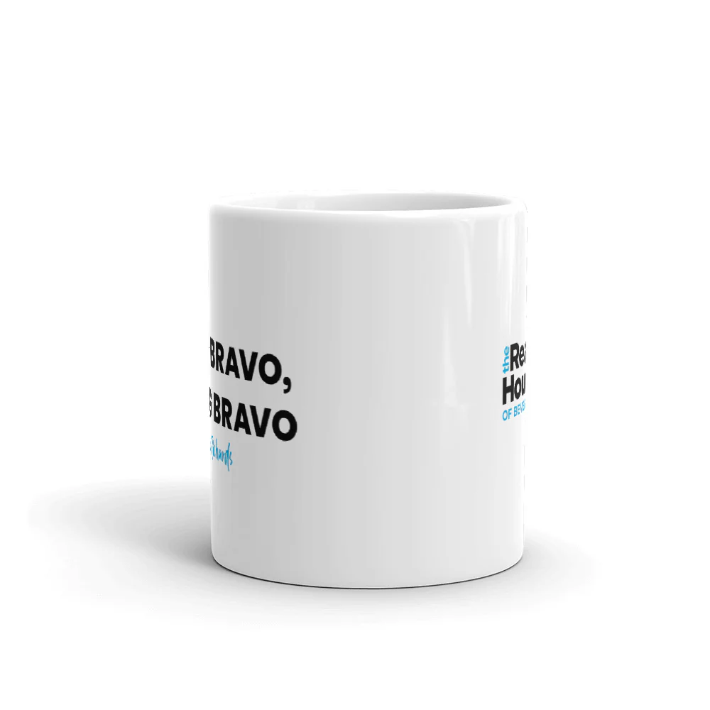 The Real Housewives of Beverly Hills Bravo, Bravo, F*cking Bravo White Mug - Image 4