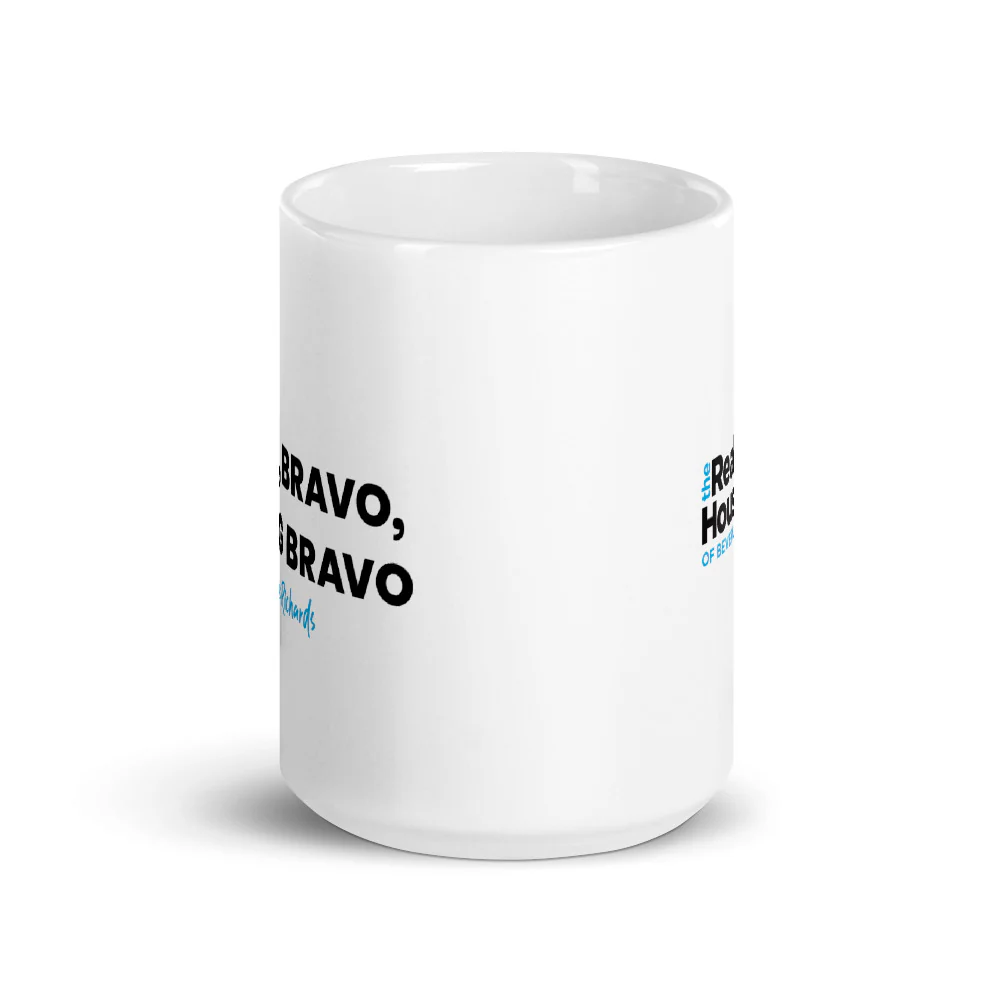 The Real Housewives of Beverly Hills Bravo, Bravo, F*cking Bravo White Mug - Image 6