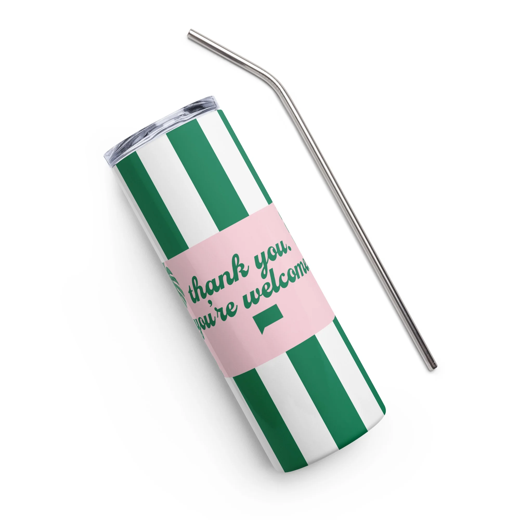 The Real Housewives of Beverly Hills Thank you. You're Welcome. Skinny Tumbler - Image 4