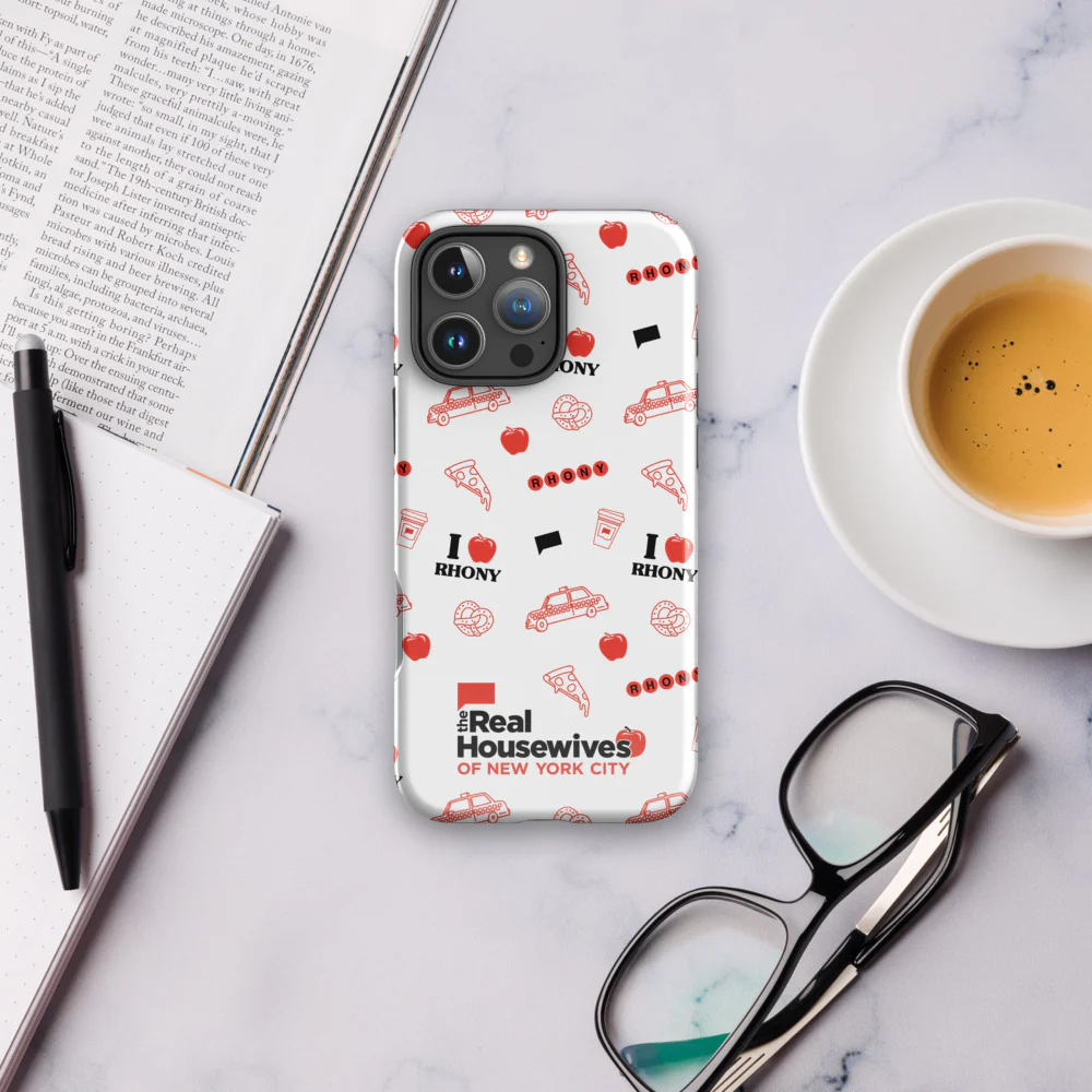 The Real Housewives of New York City Pattern iPhone Case - Image 2
