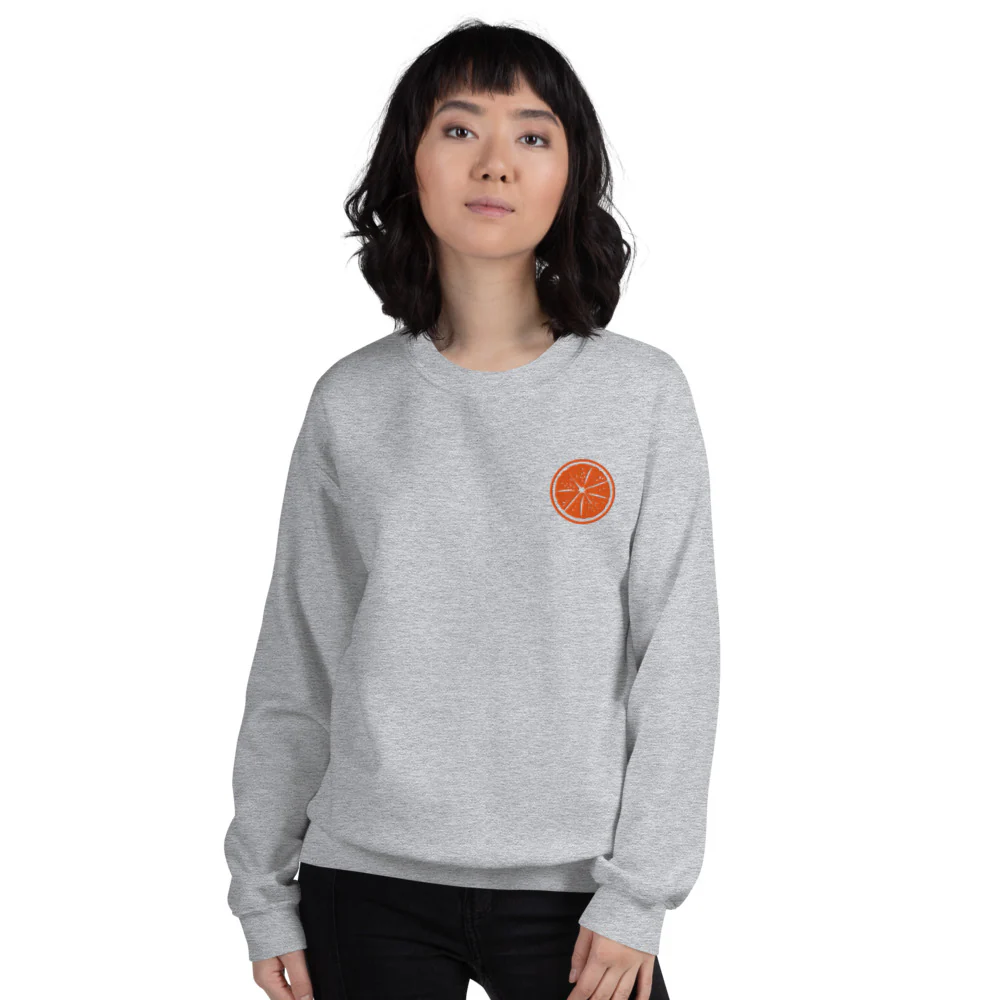 The Real Housewives of Orange County Orange Embroidered Crewneck - Image 2