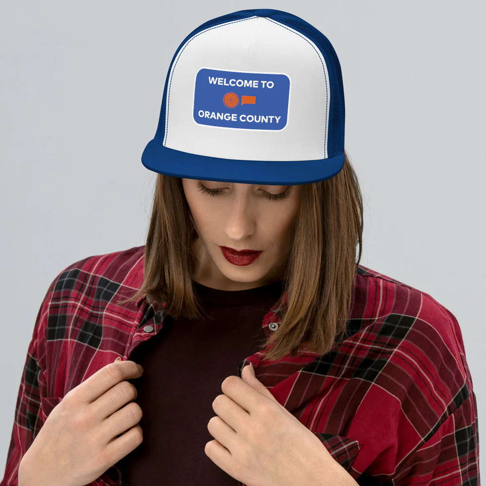 The Real Housewives of Orange County Welcome Sign Trucker Hat - Image 6