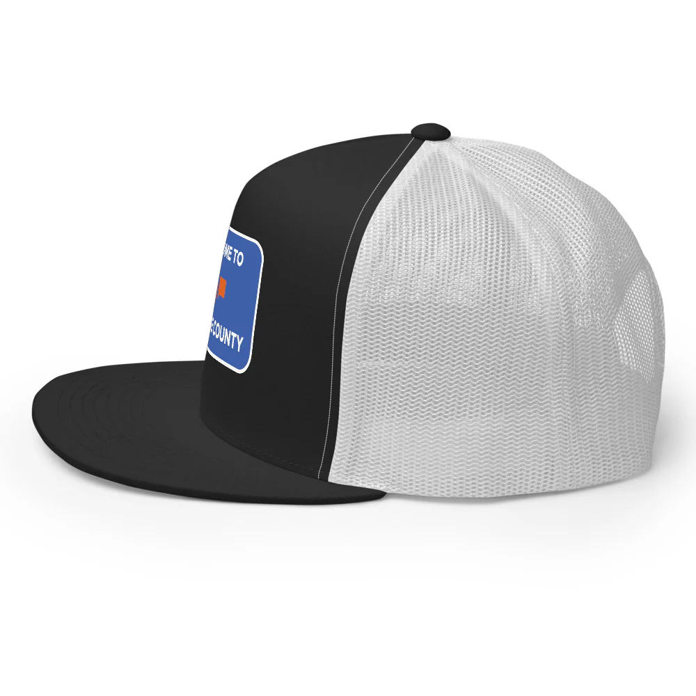 The Real Housewives of Orange County Welcome Sign Trucker Hat - Image 7