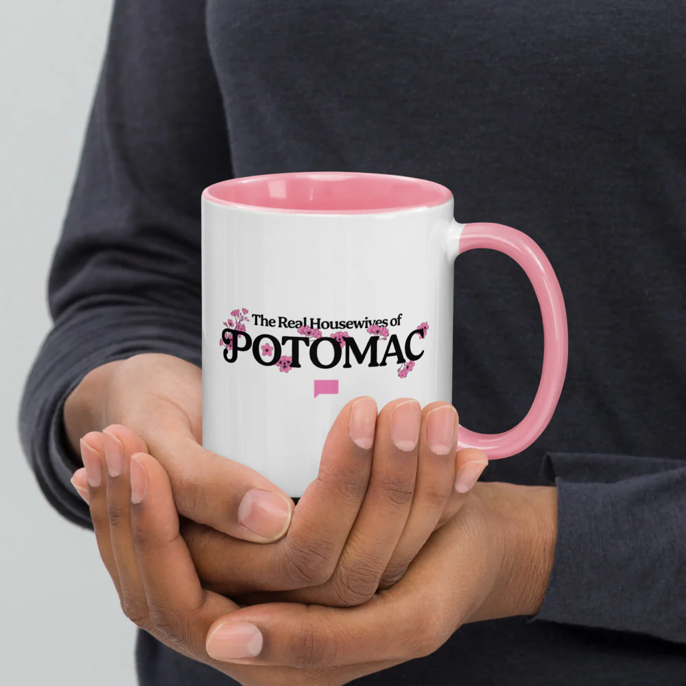 The Real Housewives of Potomac People Come For Me All The Time Two-Tone Mug - Image 2