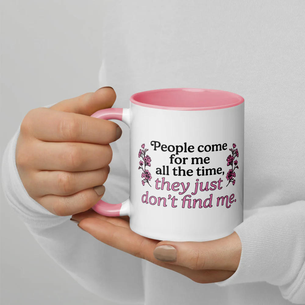 The Real Housewives of Potomac People Come For Me All The Time Two-Tone Mug - Image 6