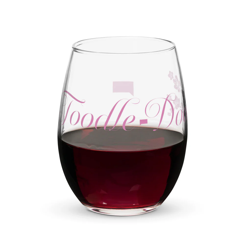 The Real Housewives of Potomac Stemless Wine Glass Toodle-doo - Image 3