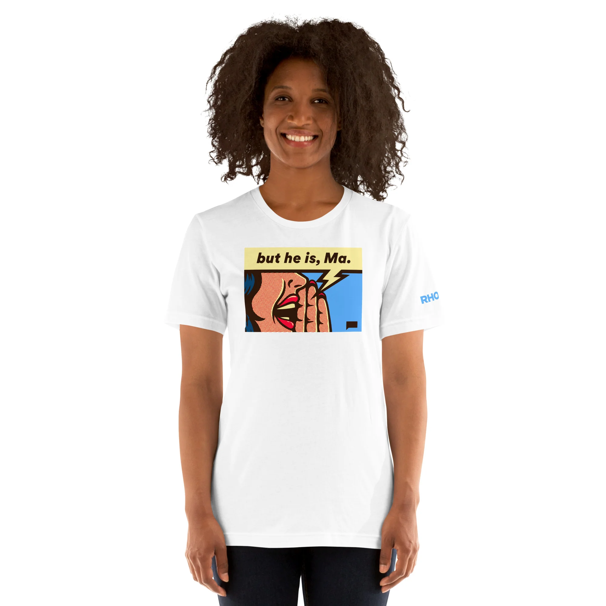 The Real Housewives of Rhode Island but he is, Ma T-Shirt - Image 2