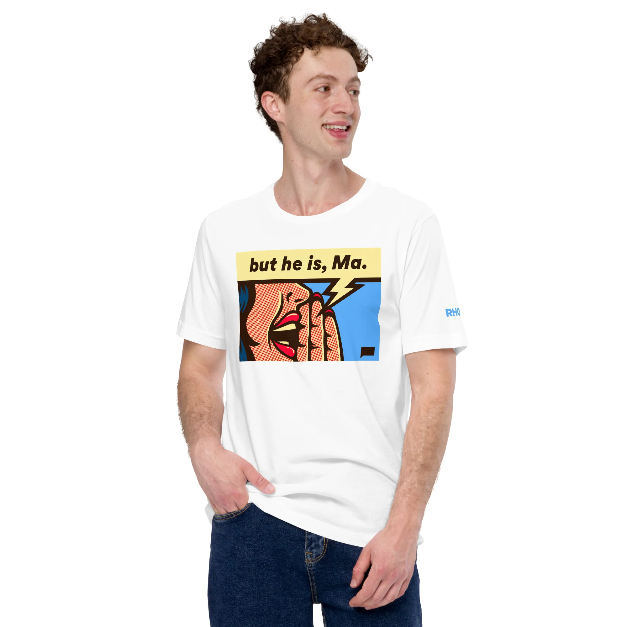 The Real Housewives of Rhode Island but he is, Ma T-Shirt - Image 3
