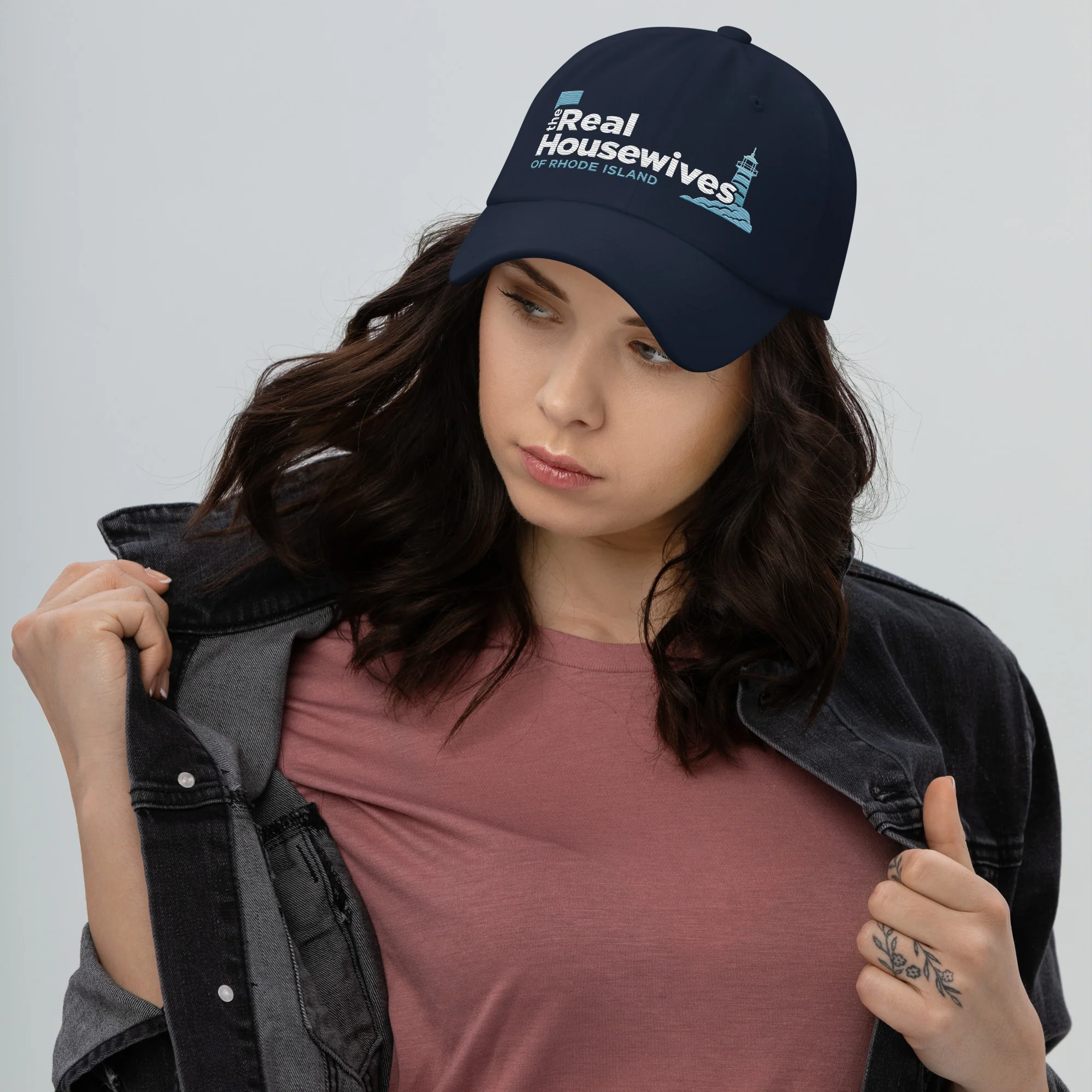 The Real Housewives of Rhode Island Hat Logo Embroidered - Image 5