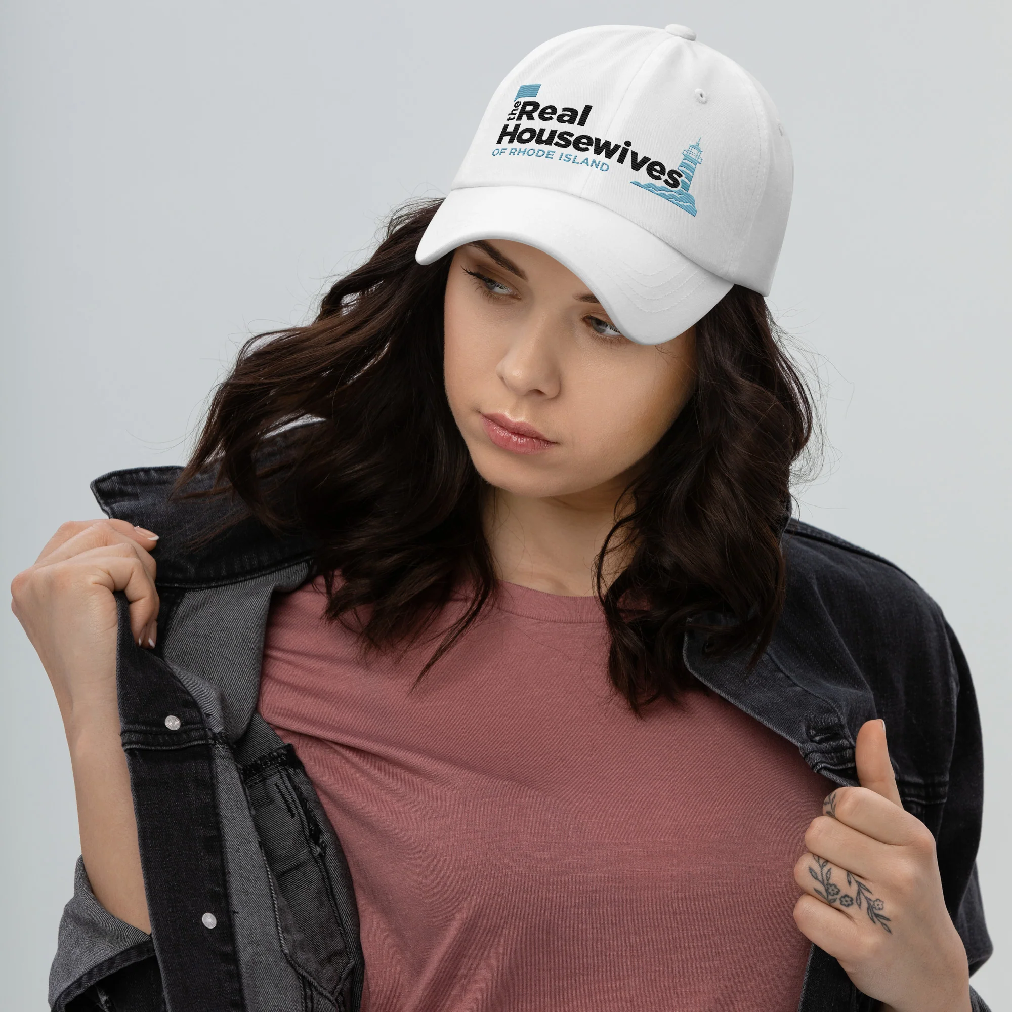 The Real Housewives of Rhode Island Hat Logo Embroidered - Image 6