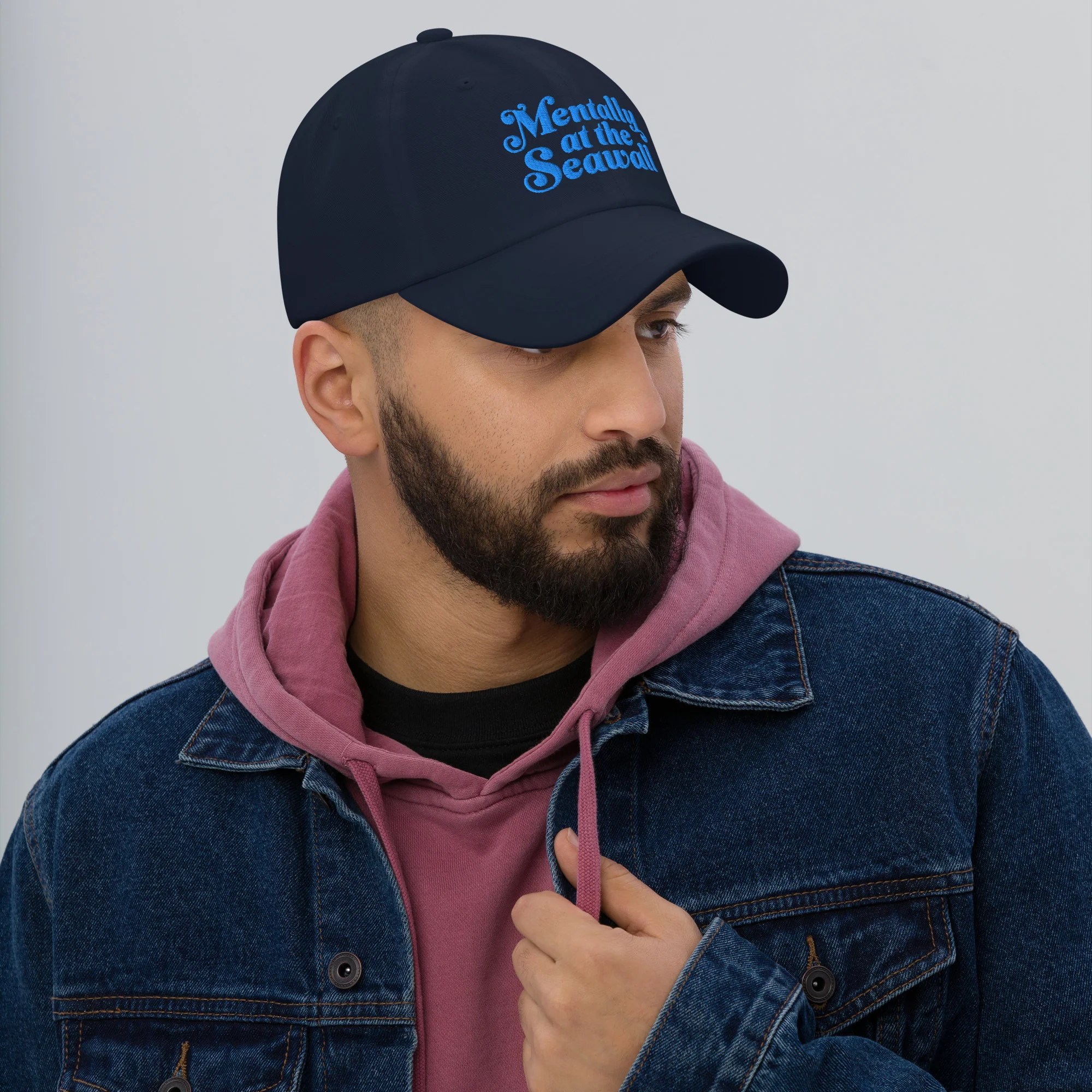 The Real Housewives of Rhode Island Hat Mentally, at the Seawall Embroidered - Image 5
