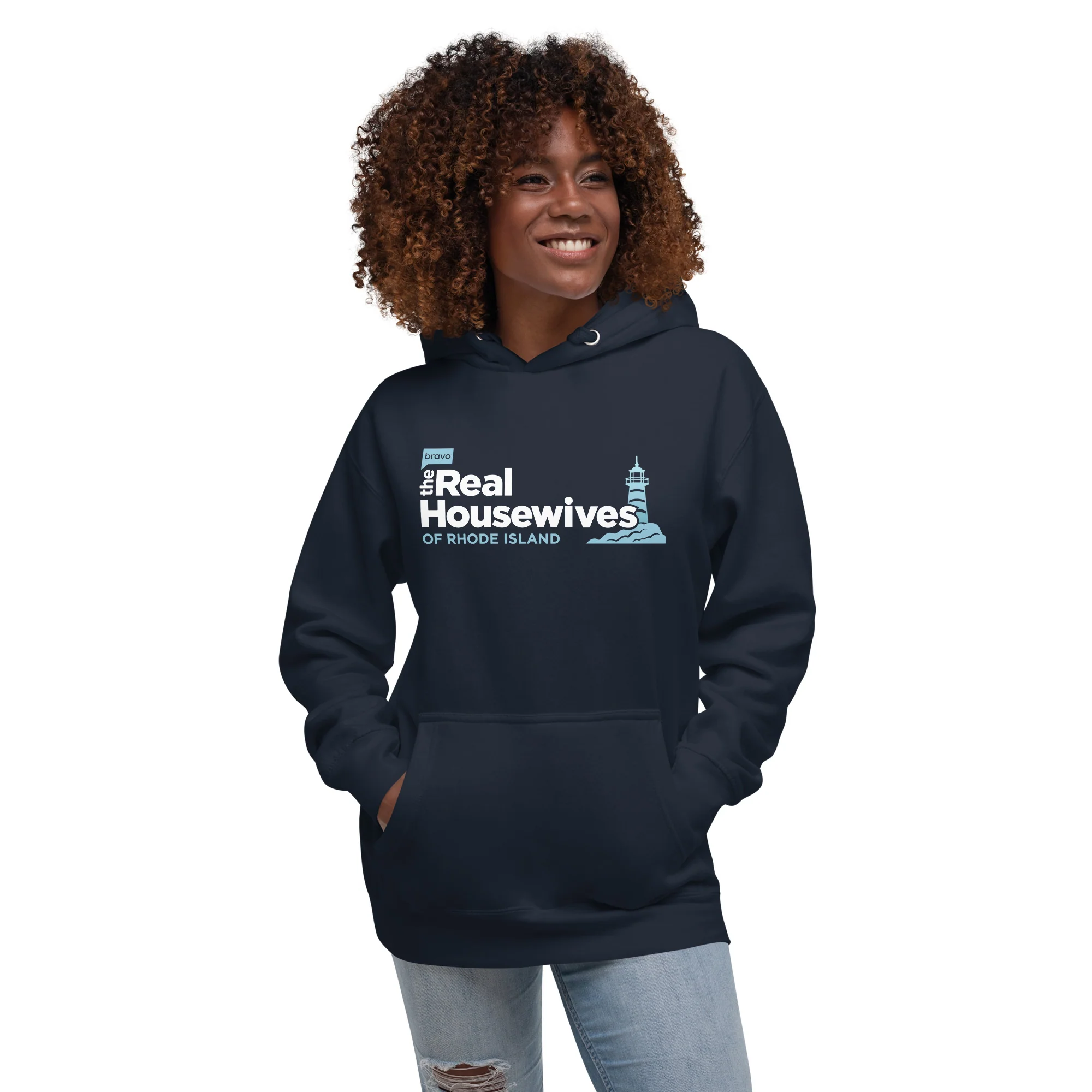 The Real Housewives of Rhode Island Hoodie Logo - Image 5