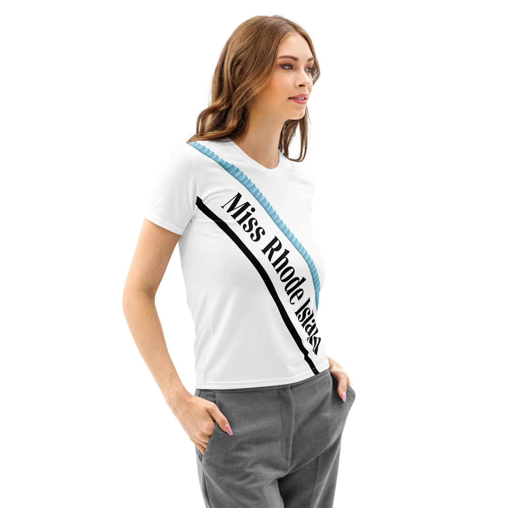 The Real Housewives of Rhode Island T-Shirt Miss Rhode Island Sash - Image 3