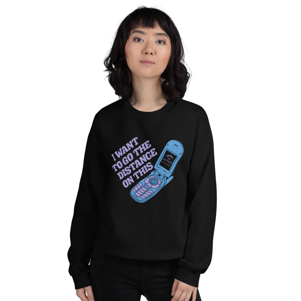 The Real Housewives of Salt Lake City Go the Distance Phone Crewneck - Image 4