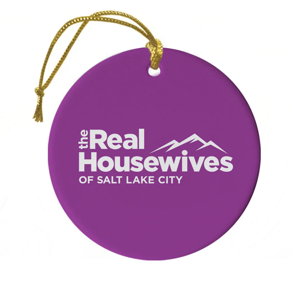The Real Housewives of Salt Lake City Logo Double-Sided Ornament - Image 2